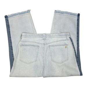 Democracy Shadow Stripe High Waist Jeans. Sz: 14